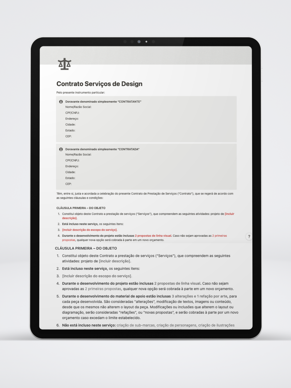 Contrato de Design - Nay Vispo